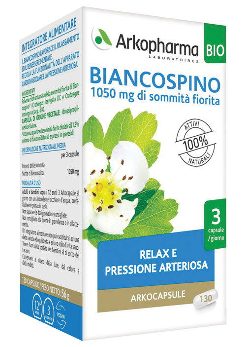 ARKOCAPSULE BIANCOSPINO BIO 45 CAPSULE - Farmacia-flash.it