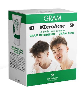 GRAM ZEROACNE 1 GRAM DETERGENTE 50 ML + 1 GRAM ACNE 50 ML - Farmacia-flash.it