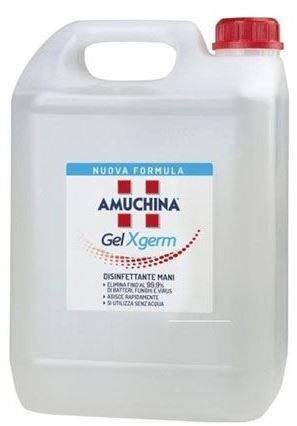 AMUCHINA GEL X-GERM DISINFETTANTE MANI 5 LITRI - Farmacia-flash.it