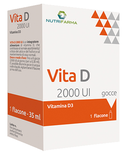 VITA D 2000UI GOCCE 35 ML - Farmacia-flash.it
