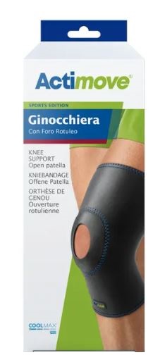 ACTIMOVE SPORTS EDITION GINOCCHIERA CON FORO ROTULEO M - Farmacia-flash.it