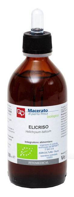ELICRISO TINTURA MADRE BIO 200 ML - Farmacia-flash.it