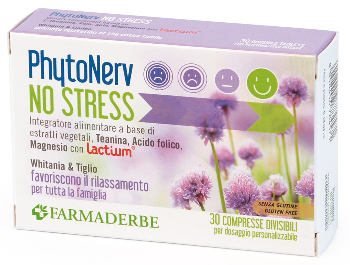 PHYTONERV NO STRESS 30 COMPRESSE - Farmacia-flash.it