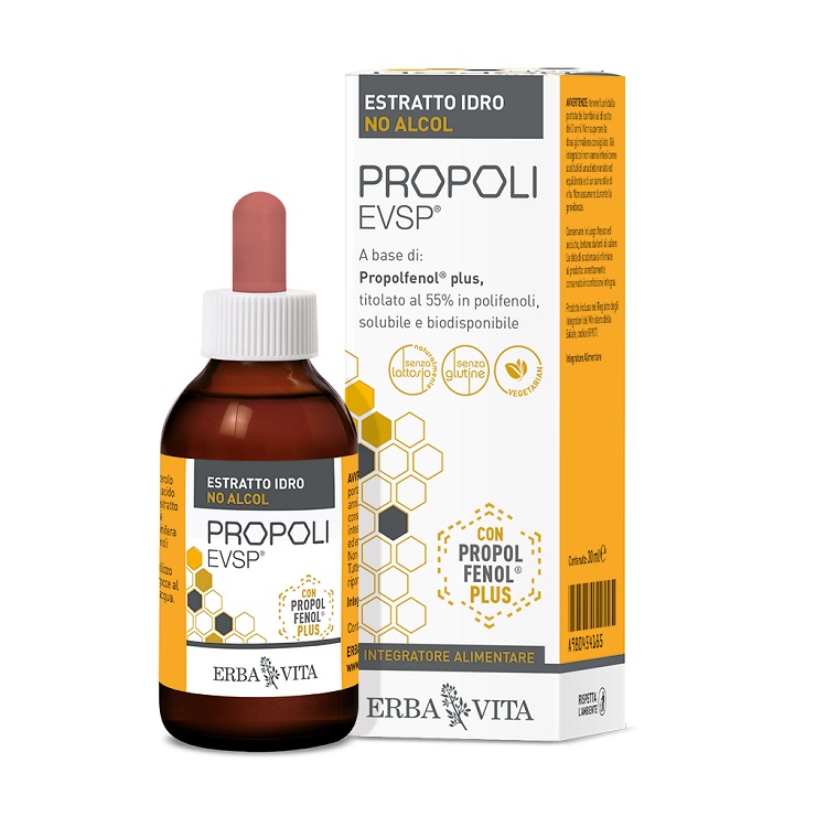 PROPOLI EVSP ESTRATTO IDRO NO ALCOL 30 ML - Farmacia-flash.it