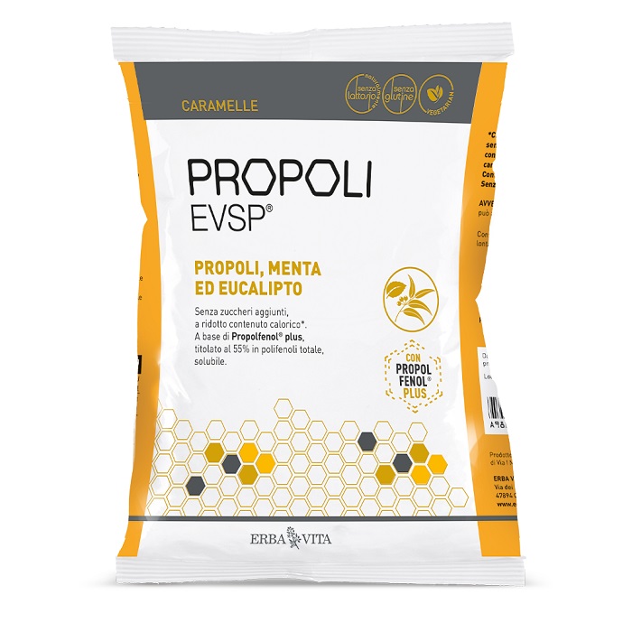 PROPOLI EVSP CARAMELLE PROPOLI MENTA EUCALIPTO 65 G - Farmacia-flash.it