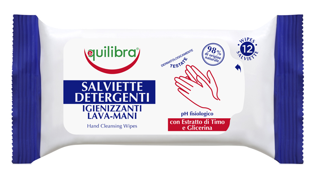 SALVIETTE DETERGENTI IGIENIZZANTI 12 PEZZI - Farmacia-flash.it