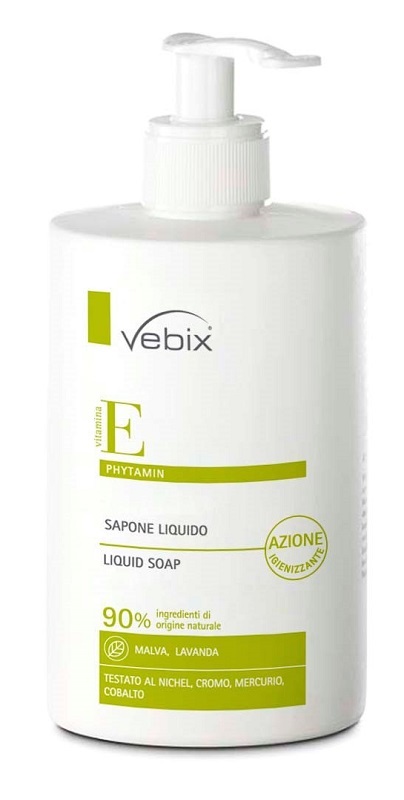 VEBIX PHYTAMIN SAPONE MANI AZIONE IGIENIZZANTE 500 ML - Farmacia-flash.it