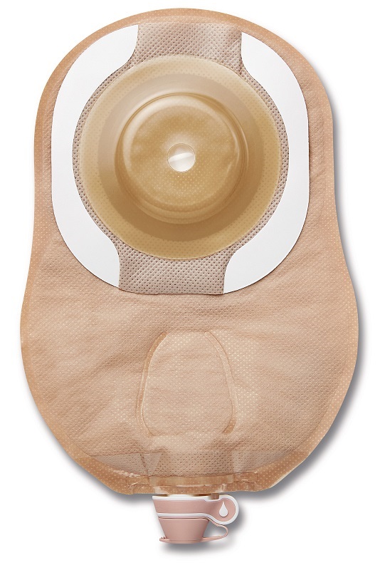 MODERMA FLEX CERAPLUS SACCA APERTA CONVESSA SOFT MIDI PER UROSTOMIA OPACA CON FINESTRA B/A PRETAGLIATA 20 MM - Farmacia-flash.it