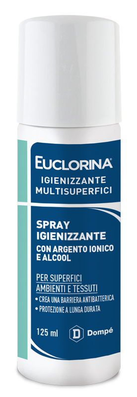EUCLORINA IGIENIZZANTE MULTISUPERFICI SPRAY 125 ML - Farmacia-flash.it
