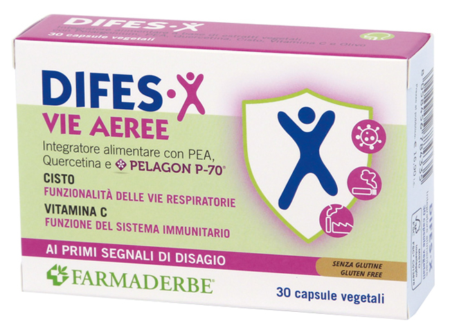 DIFES-X VIE AEREE 30 CAPSULE - Farmacia-flash.it