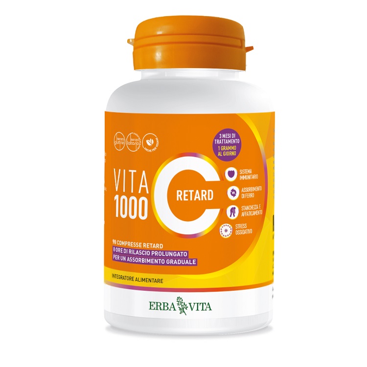 VITA C 1000 RETARD 90 COMPRESSE - Farmacia-flash.it