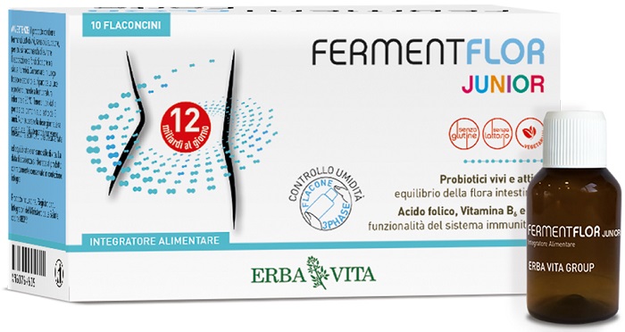 FERMENTFLOR JUNIOR 10 FLACONCINI - Farmacia-flash.it