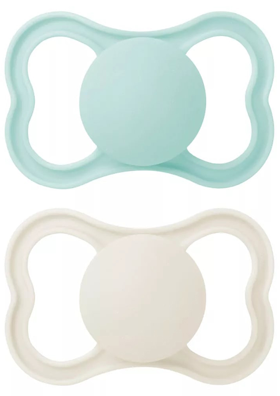 MAM AIR SUCCHIETTO 6+ MESI SILICONE NEUTRO 2 PEZZI - Farmacia-flash.it