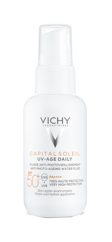 CAPITAL SOLEIL UV-AGE FLUIDO ANTI-FOTOINVECCHIAMENTO SPF50+ 40 ML - Farmacia-flash.it
