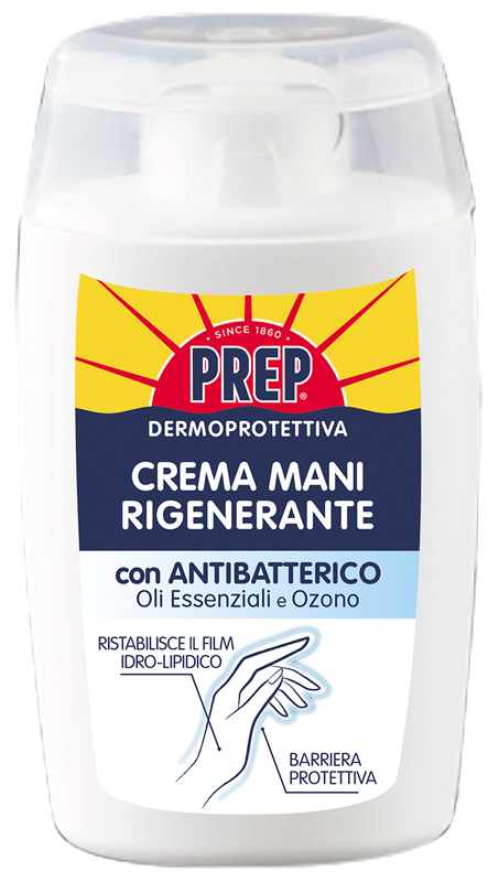 PREP CREMA MANI RIGENERANTE CON ANTIBATTERICO 100 ML - Farmacia-flash.it