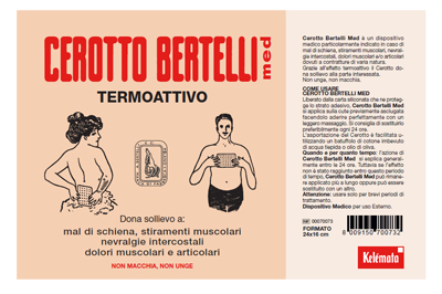 BERTELLI CEROTTO MED GRANDE 24 X 16 CM - Farmacia-flash.it
