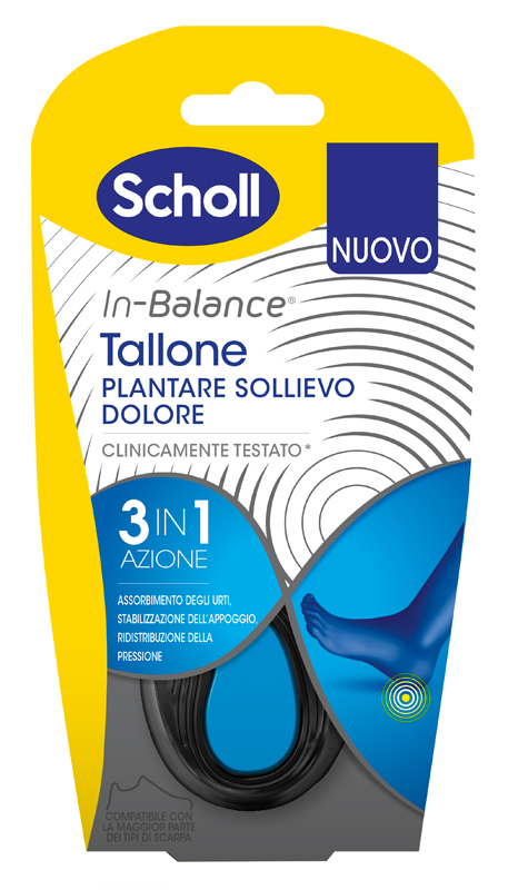 SCHOLL PLANTARE TALLONE L 2 PEZZI - Farmacia-flash.it
