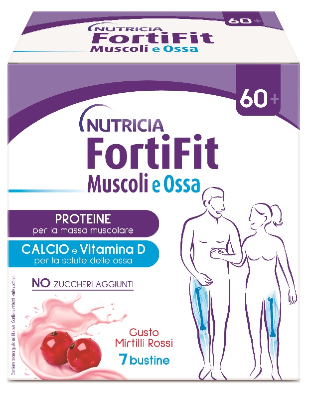 FORTIFIT MUSCOLI&OSSA MIRTILLO ROSSO 7 BUSTINE - Farmacia-flash.it