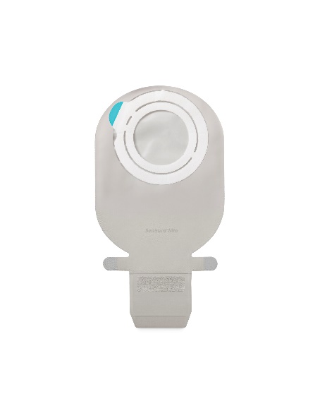 SENSURA MIO FLEX SISTEMA 2 PEZZI CON AGGANCIO ADESIVO SACCA ILEOSTOMIA RIVESTITA 35MM DA 340 ML 30 PEZZI - Farmacia-flash.it