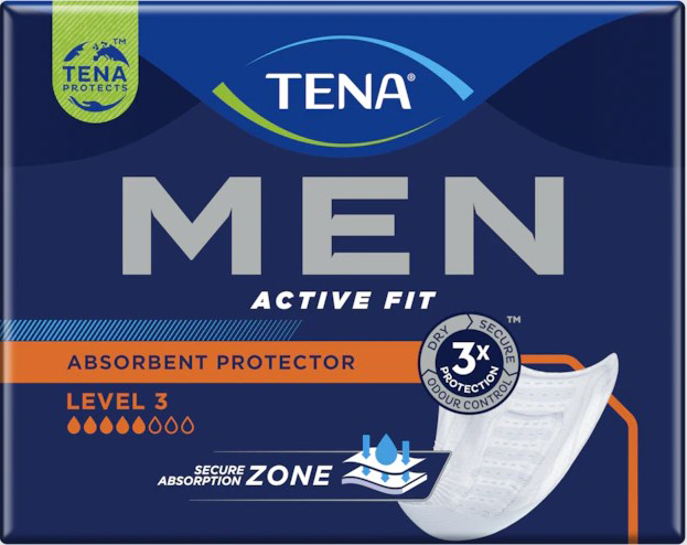 ASSORBENTE INCONTINENZA LEGGERA TENA MEN LIVELLO 3 DUOPACK 2 X 8 PEZZI - Farmacia-flash.it