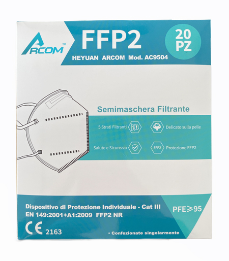 ARCOM MASCHERINA FFP2 20 PEZZI - Farmacia-flash.it