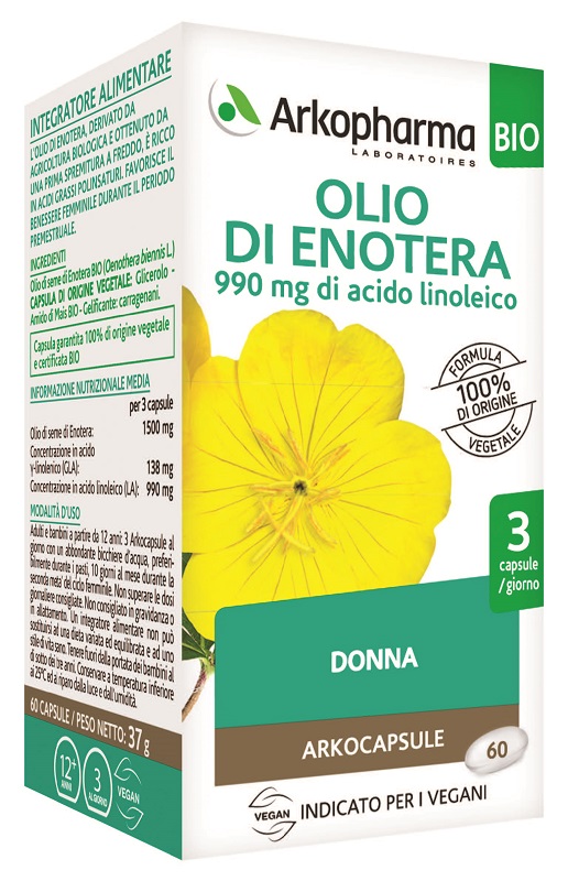ARKOCPS OLIO ENOTERA BIO 60 CAPSULE - Farmacia-flash.it