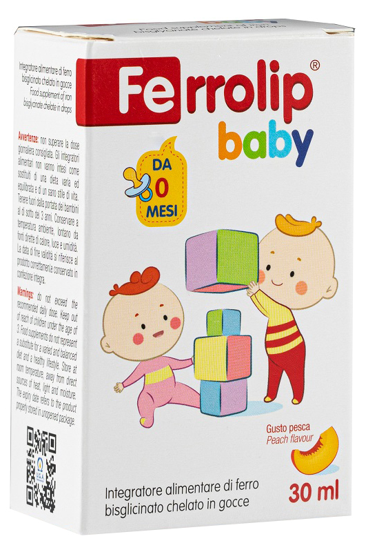 FERROLIP BABY GOCCE 30 ML GUSTO PESCA - Farmacia-flash.it