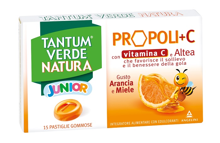 TANTUM VERDE NATURA 15 PASTIGLIE - Farmacia-flash.it
