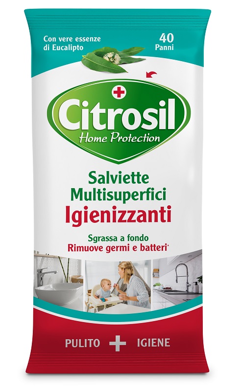 CITROSIL SALVIETTE IGIENIZZANTI EUCALIPTO 40 PEZZI - Farmacia-flash.it