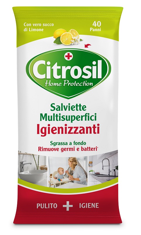 CITROSIL SALVIETTE IGIENIZZANTI LIMONE 40 PEZZI - Farmacia-flash.it