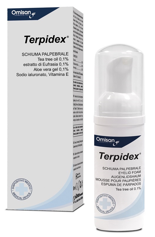 SCHIUMA PALPEBRALE TERPIDEX 50 ML - Farmacia-flash.it
