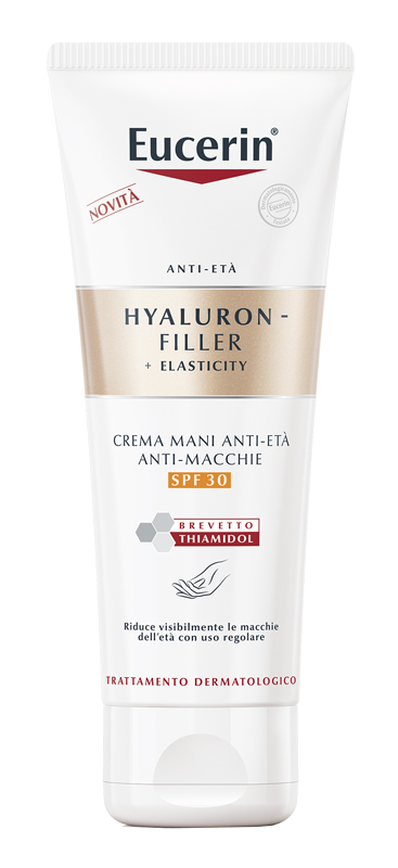 EUCERIN HYALURON FILLER + ELASTICITY CREMA MANI ANTI MACCHIE 75 ML - Farmacia-flash.it