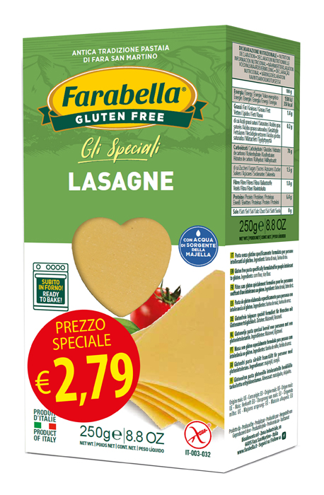 FARABELLA LASAGNA PROMO 250 G X 6 PEZZI - Farmacia-flash.it