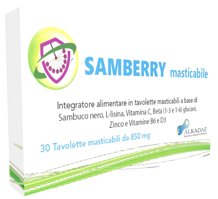 SAMBERRY MASTICABILE 30 TAVOLETTE - Farmacia-flash.it