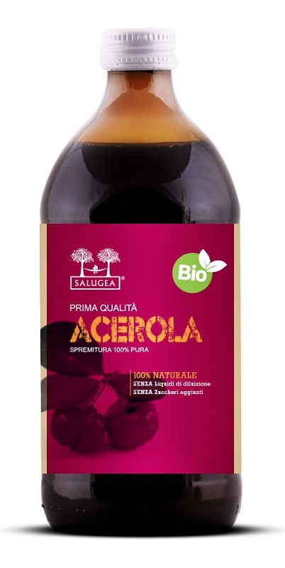 SALUGEA SUCCO ACEROLA BIO 500 ML - Farmacia-flash.it