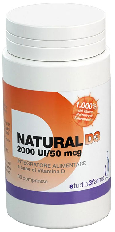 NATURAL D3 60 COMPRESSE - Farmacia-flash.it