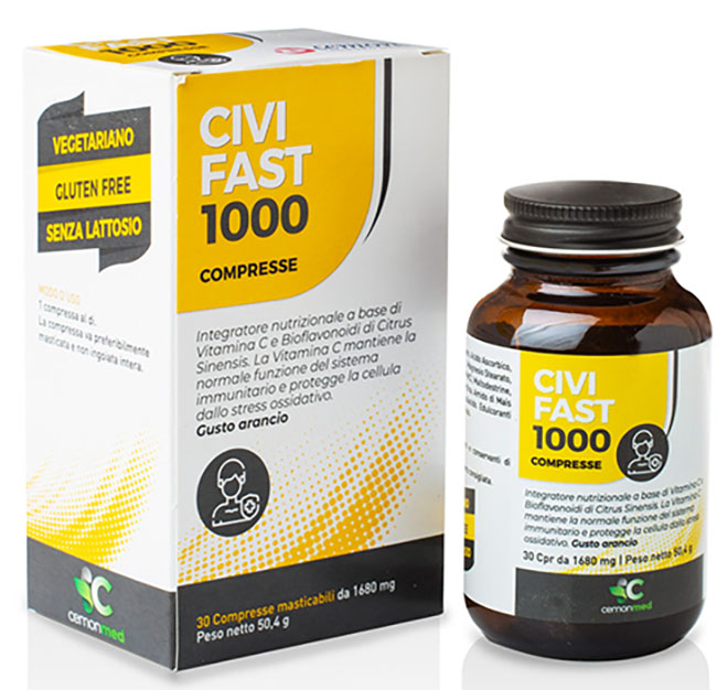 CEMONMED CIVIFAST 1000 30 COMPRESSE MASTICABILI - Farmacia-flash.it