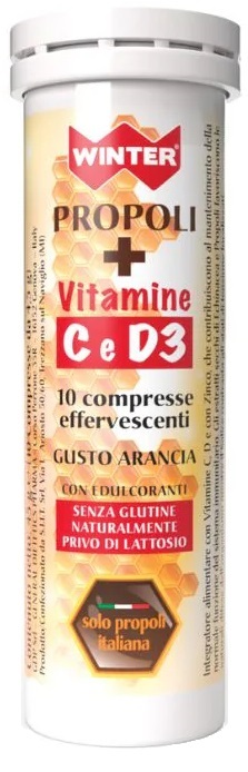 WINTER PROPOLI+VIT C/D3 10 COMPRESSE - Farmacia-flash.it