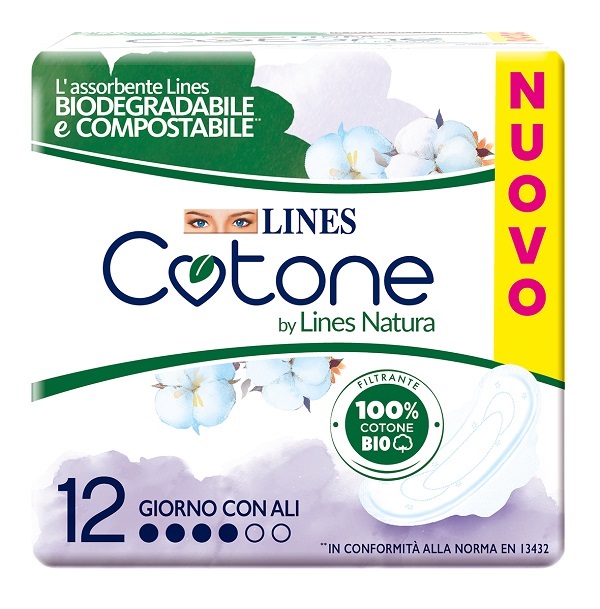 LINES COTONE BIO ULTRA ALI 10+2 PEZZI - Farmacia-flash.it