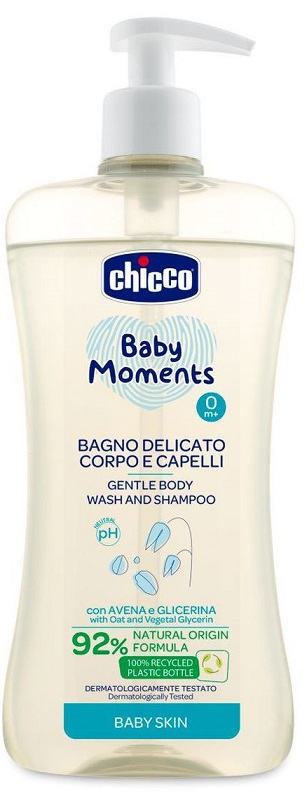 CHICCO BABY MOMENTS BAGNO CORPO CAP 500 ML - Farmacia-flash.it