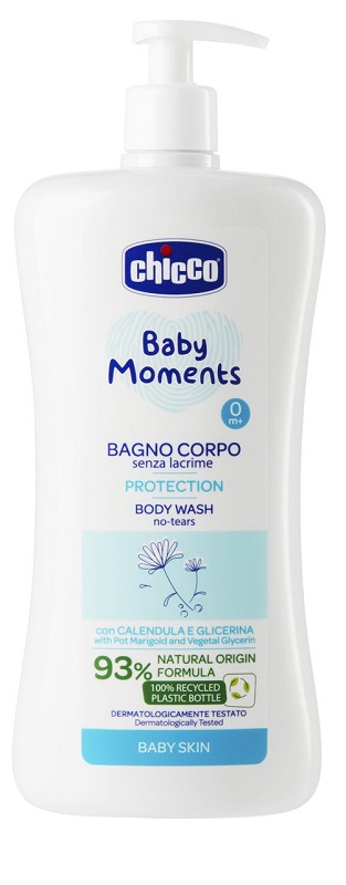 CHICCO BABY MOMENTS BAGNO CORPO SENZA LACRIME PROTECTION 750 ML - Farmacia-flash.it