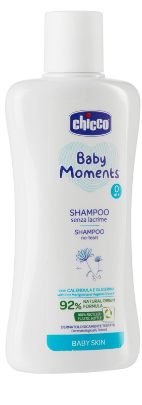 CHICCO BABY MOMENTS SHAMPOO DELICATE 200 ML - Farmacia-flash.it