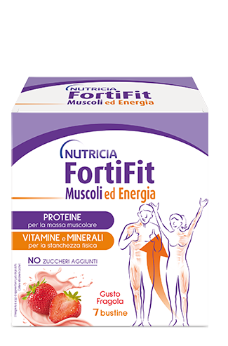 FORTIFIT MUSCOLI&ENERGIA FRAGOLA 7 BUSTINE - Farmacia-flash.it
