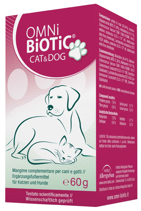 OMNI BIOTIC CAT&DOG BARATTOLO 60 G - Farmacia-flash.it