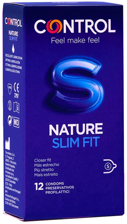 PROFILATTICO CONTROL NATURE SLIM FIT 12 PEZZI EN-SP-IT-PT - Farmacia-flash.it