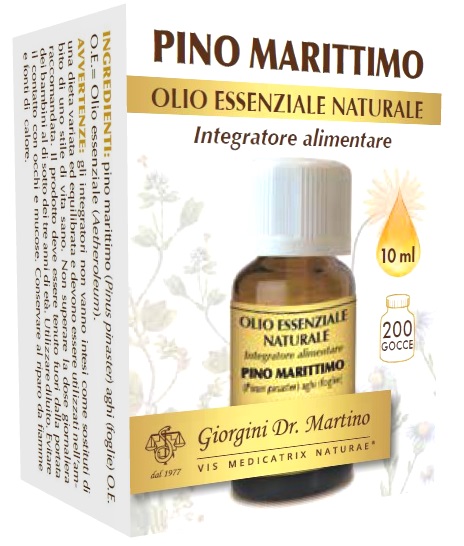 PINO MARITTIMO OLIO ESSENZIALE NATURALE 10 ML - Farmacia-flash.it