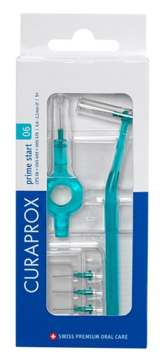 CURAPROX CPS 06 SCOVOLINO PRIME START 06 TURQUOISE 5 PEZZI - Farmacia-flash.it