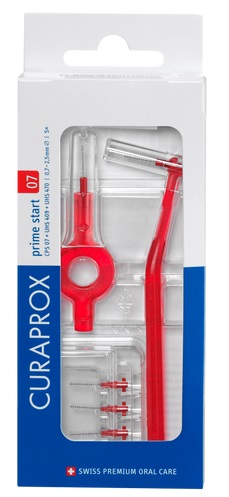 CURAPROX CPS 07 SCOVOLINO PRIME START 07 RED 5 PEZZI - Farmacia-flash.it