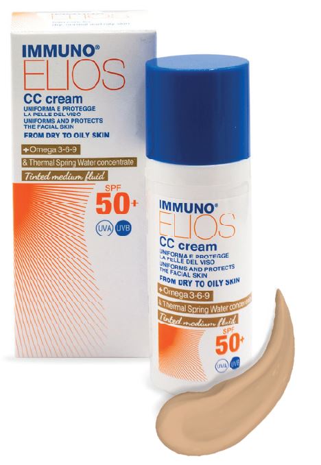 IMMUNO ELIOS CC CREAM SPF50+ TINTED MEDIUM 40 ML - Farmacia-flash.it