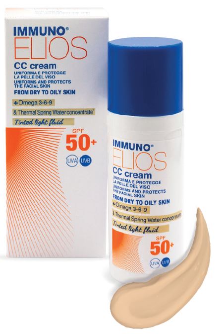 IMMUNO ELIOS CC CREAM SPF50+ TINTED LIGHT 40 ML - Farmacia-flash.it